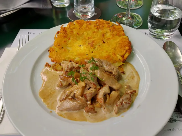 Veal ragout at Restaurant Kirchenfeld in Bern