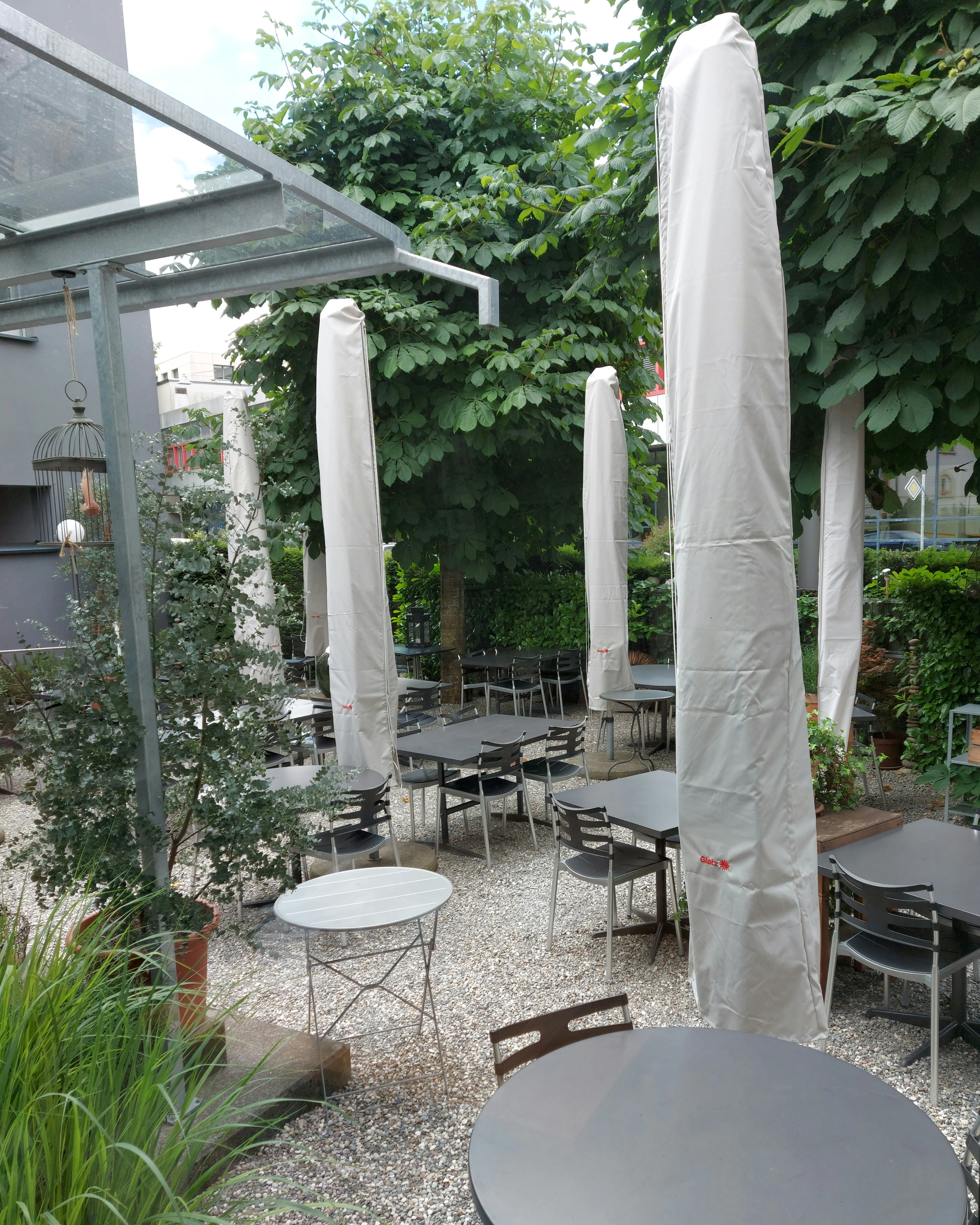 Terrace of Süder Bern with chestnut trees